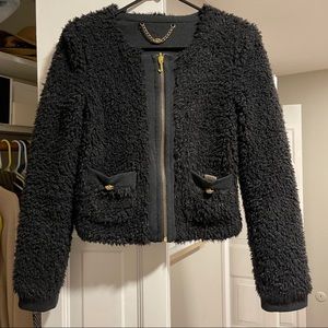 Juicy Couture Black Teddy Coat